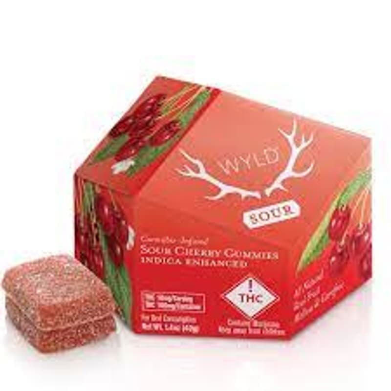 Sour Cherry Indica Enhanced Gummies